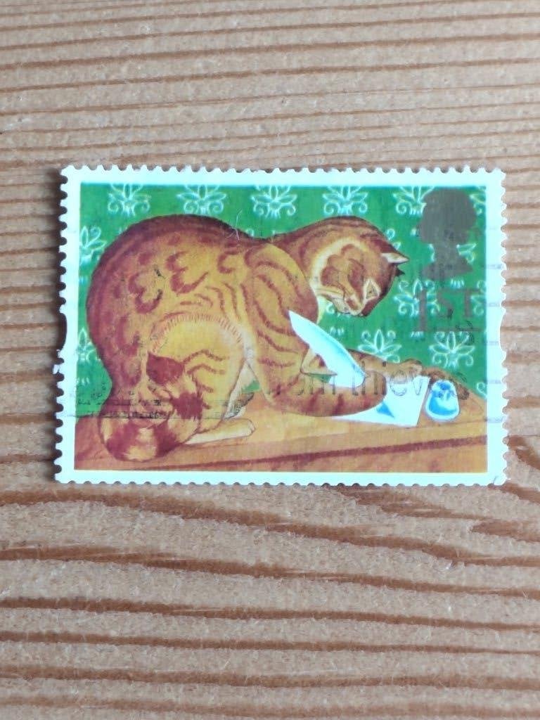 Engeland recent 1994 messages poes, Ophalen of Verzenden, Gestempeld