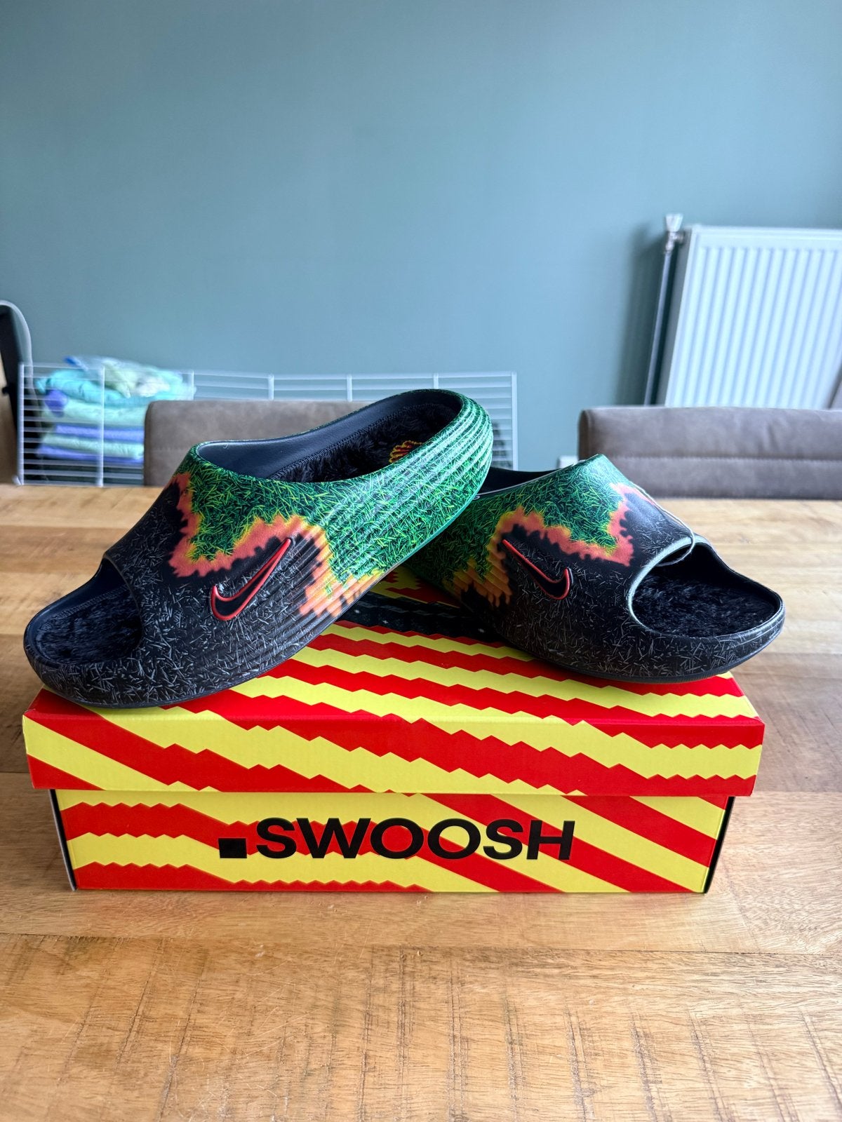 Nike Reactx Rejuven8 Slide QS - Nieuw in doos, Verzenden, Nieuw, Zwart, Slippers