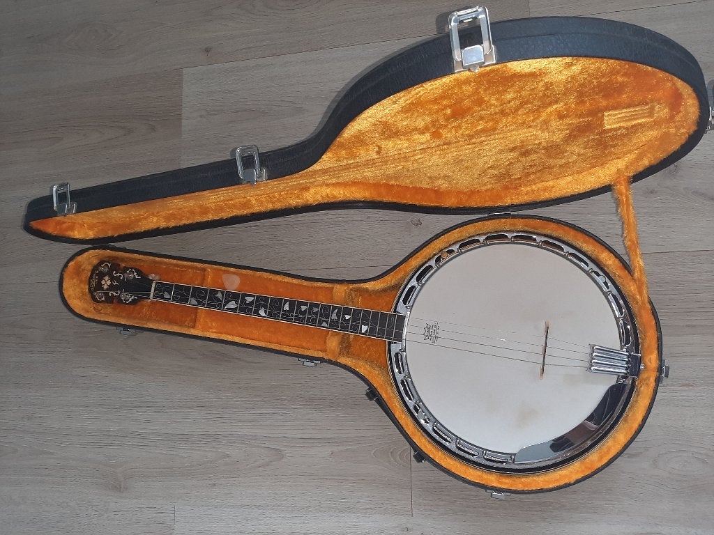 Tenor Banjo Aria Pro II 1970s, Muziek en Instrumenten, Snaarinstrumenten | Banjo's, Ophalen of Verzenden, Gebruikt, Tenorbanjo