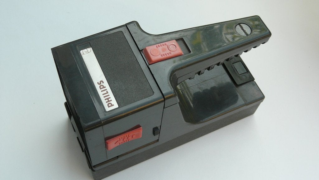 Philips vintage schijnwerper - werklamp - jaren 1970, Gebruikt, Kunststof, Philips, Ophalen of Verzenden
