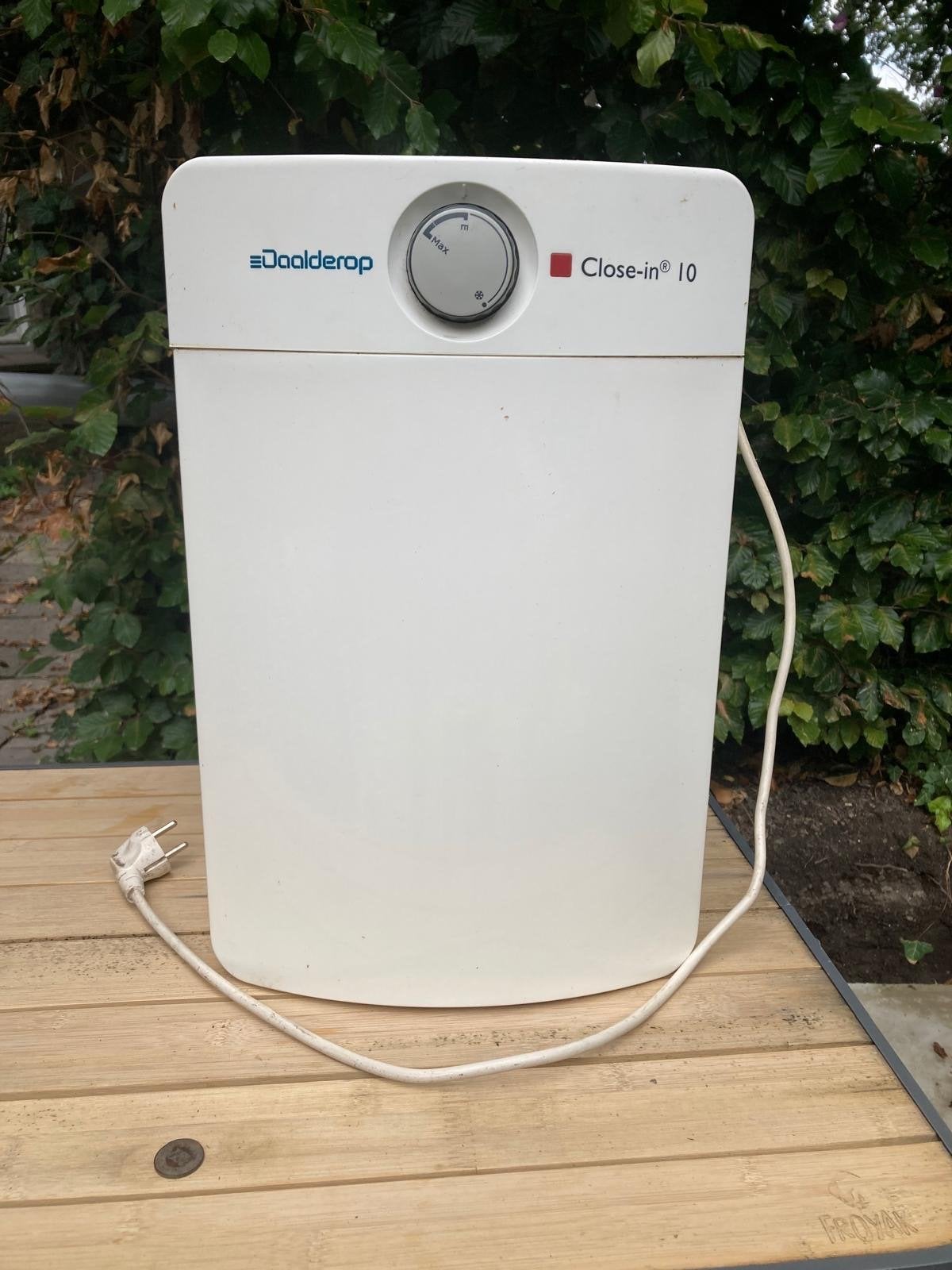 Daalderop Close-in 10 liter boiler, Ophalen, Gebruikt, Boiler, Minder dan 20 liter
