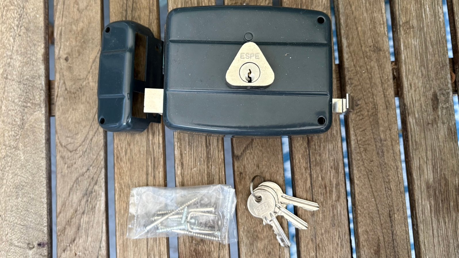 Oplegslot Espe, Ophalen, Nieuw, IJzer, Slot