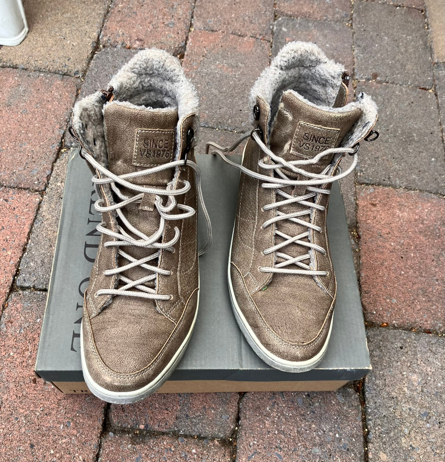 Trend one bruine veterboot, Bruin, Lage of Enkellaarzen, Ophalen of Verzenden, Gedragen