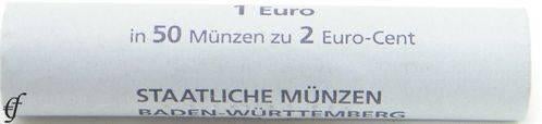 50x 2 Eurocent Duitsland 2002G in Muntrol - Niet Blind - UNC, Verzenden, Duitsland, 2 cent, Setje