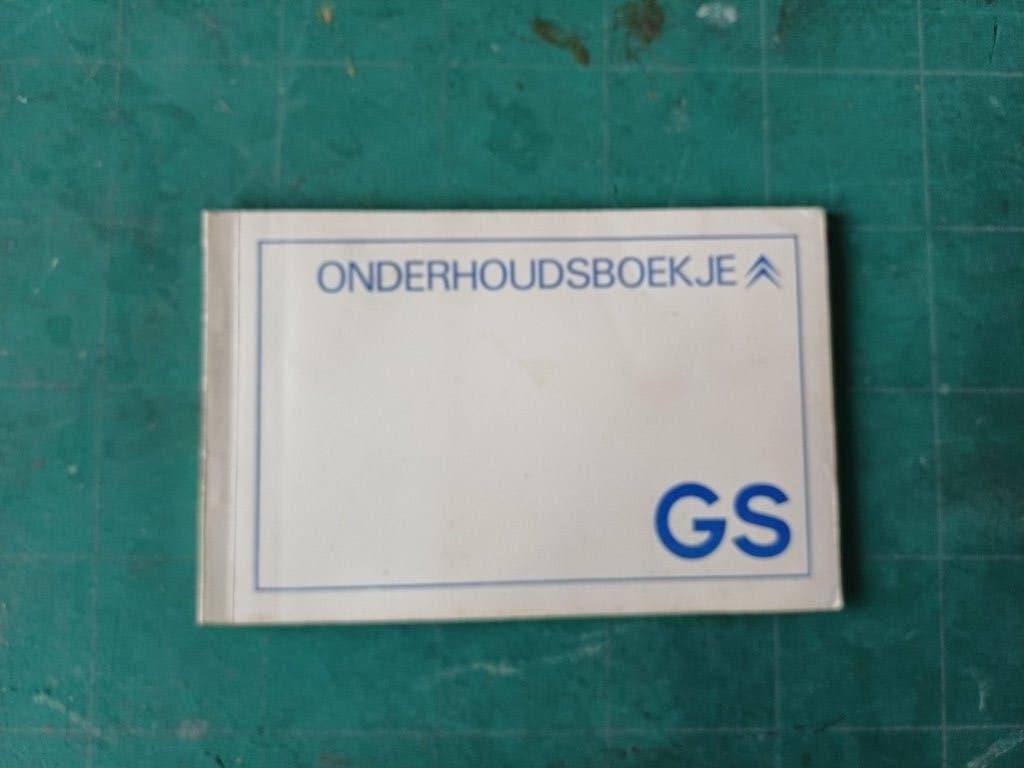 onderhoudsboekje CITROËN GS 1971, Auto diversen, Ophalen of Verzenden