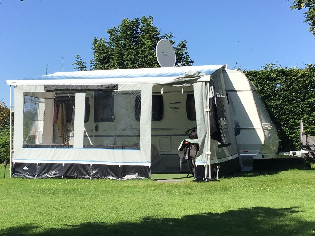 Obelink queen luifeltent 450, Ophalen, Zo goed als nieuw, Overige merken