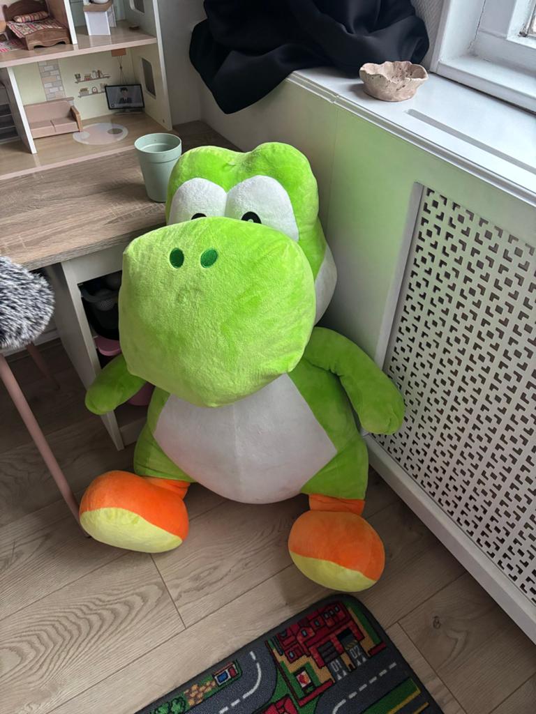 Grote Yoshi knuffel - Super Mario, Ophalen, Zo goed als nieuw