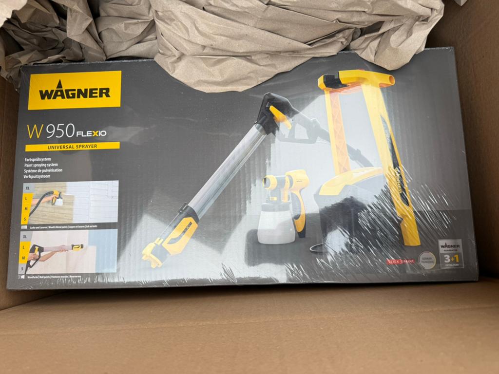 Wagner Universal spray system W 950 Flexio nieuw, Ophalen of Verzenden, Nieuw, Verfspuit of Verfpomp