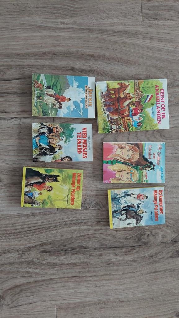 Vintage paardenboeken set - Jeugdklassiekers, Ophalen of Verzenden