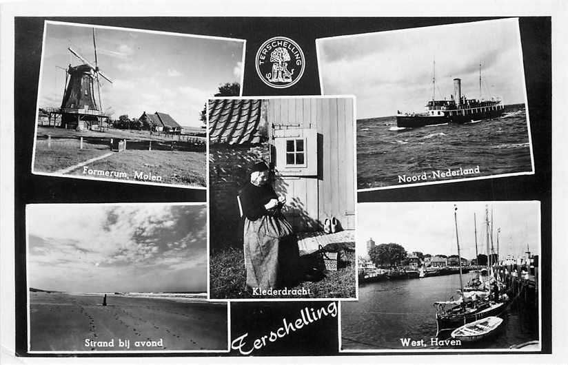377-423-009 Terschelling Multiview, Verzamelen, Verzenden, Voor 1920, Friesland