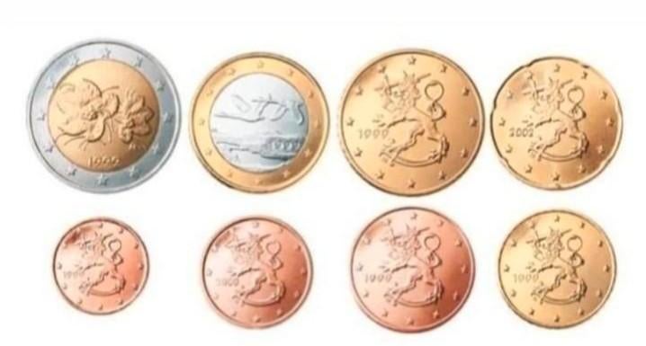 Finland Losse Munten(1cent t/m 2euro)(1999 t/m 2021)UNC+BU, Verzenden, Finland, Losse munt