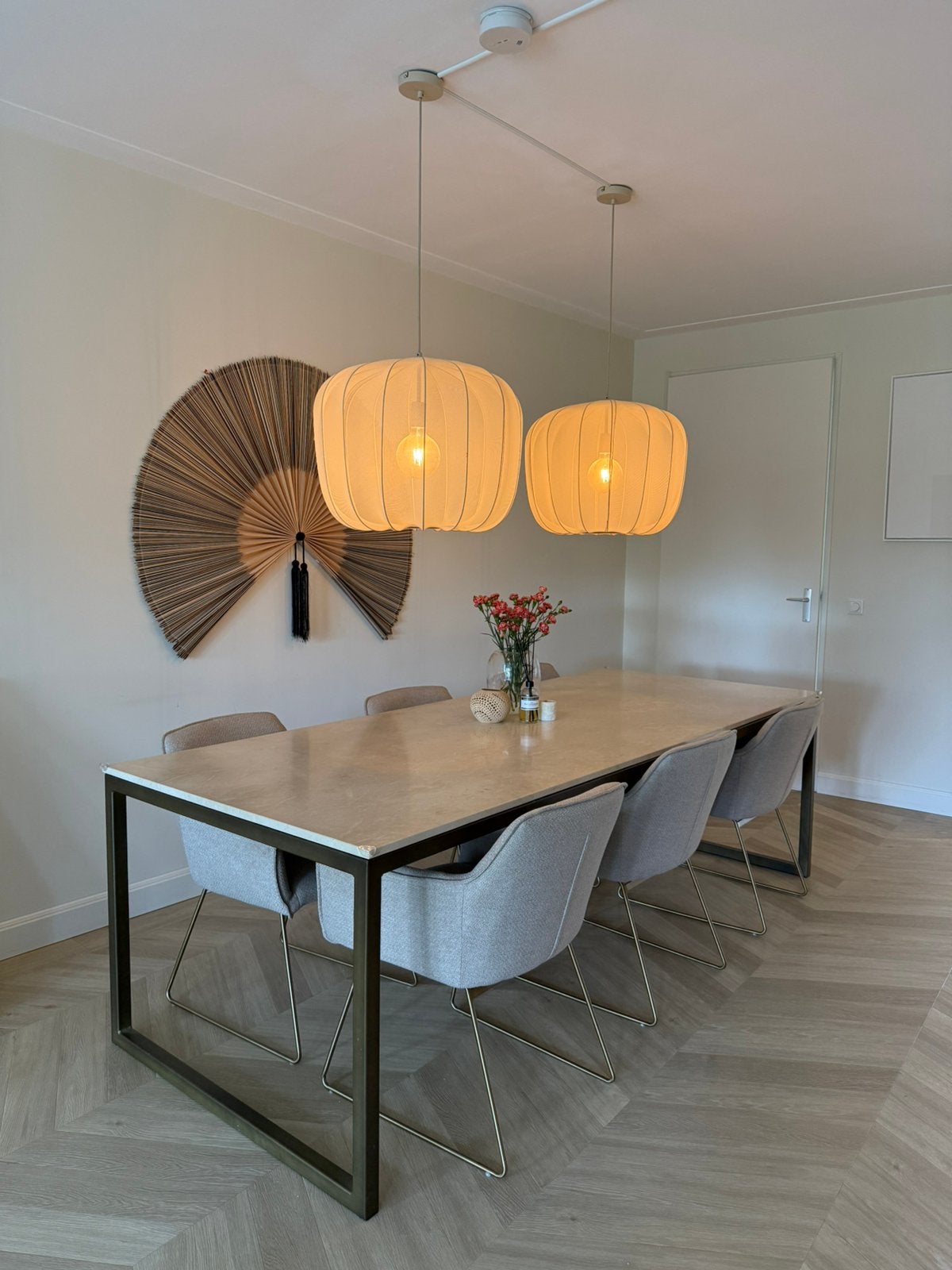 Tafel marmer, marmeren tafel 250 cm, Ophalen, 200 cm of meer, 50 tot 100 cm, Zo goed als nieuw