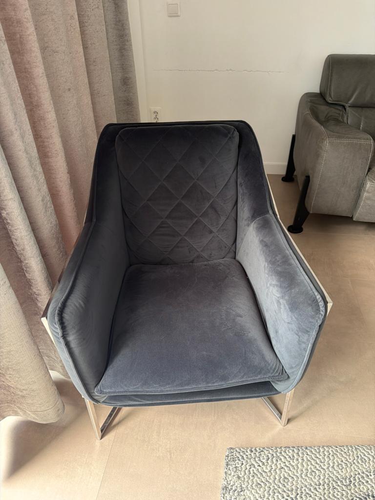 Riviera Maison fauteuil bank - Stijlvolle en comfortabele st, Ophalen, Zo goed als nieuw, Stof, 75 tot 100 cm