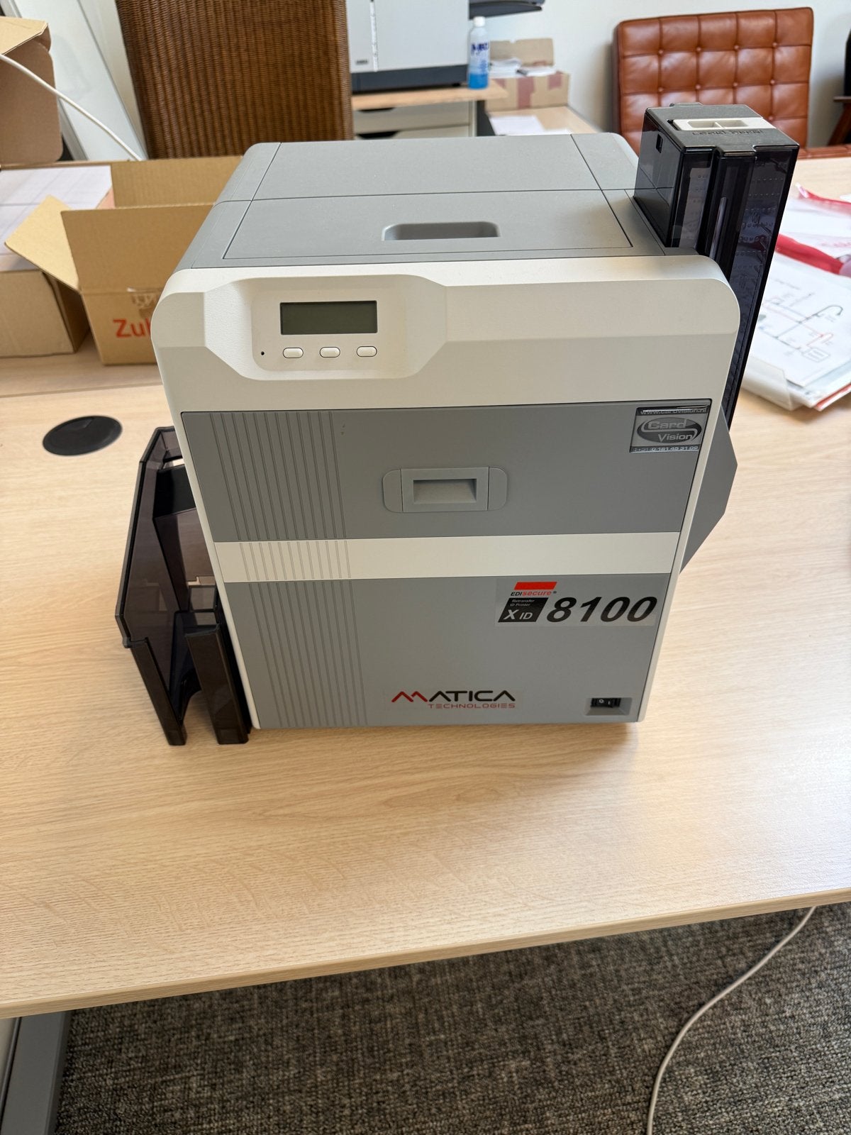 Matica XID 8100 Card Printer - Zo goed als nieuw, Computers en Software, Printers, Ophalen, Printer, Kleur printen, Zo goed als nieuw