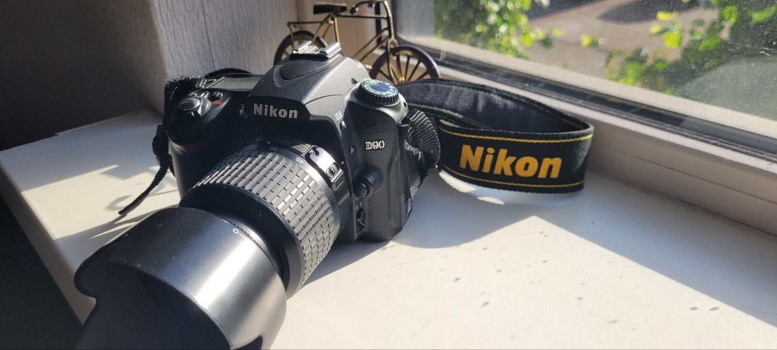 Nikon D90 Spiegelreflexcamera met 18-55mm lens, Audio, Tv en Foto, Fotocamera's Digitaal, Gebruikt, Spiegelreflex, Ophalen of Verzenden