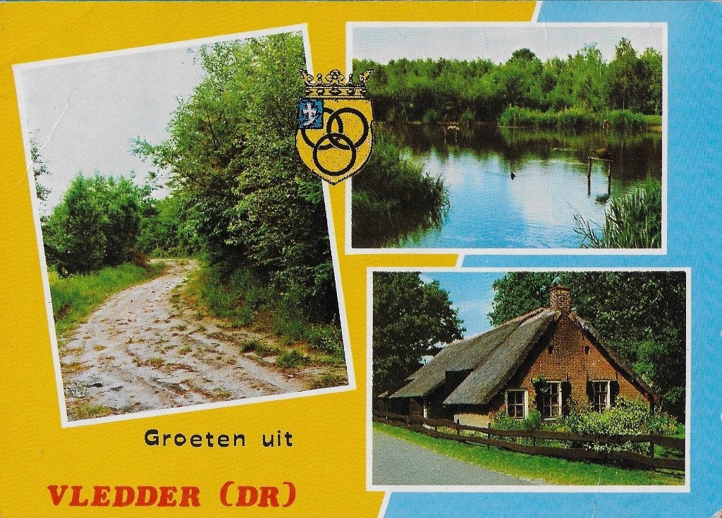 Vledder gelopen ansichtkaart ( 147 ), Ophalen of Verzenden, 1980 tot heden, Gelopen