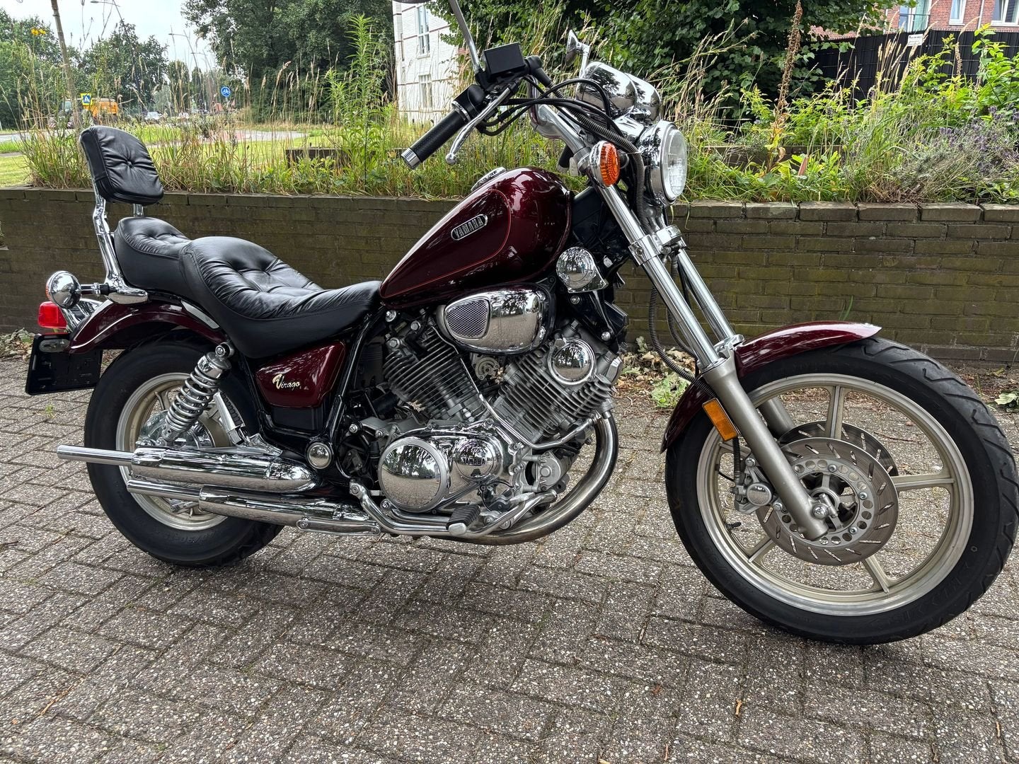 YAMAHA XV 750 VIRAGO 1992 XV750 Chopper Custom 9700 mls twin, Motoren, 2 cilinders, Chopper, Bedrijf, Onbekend