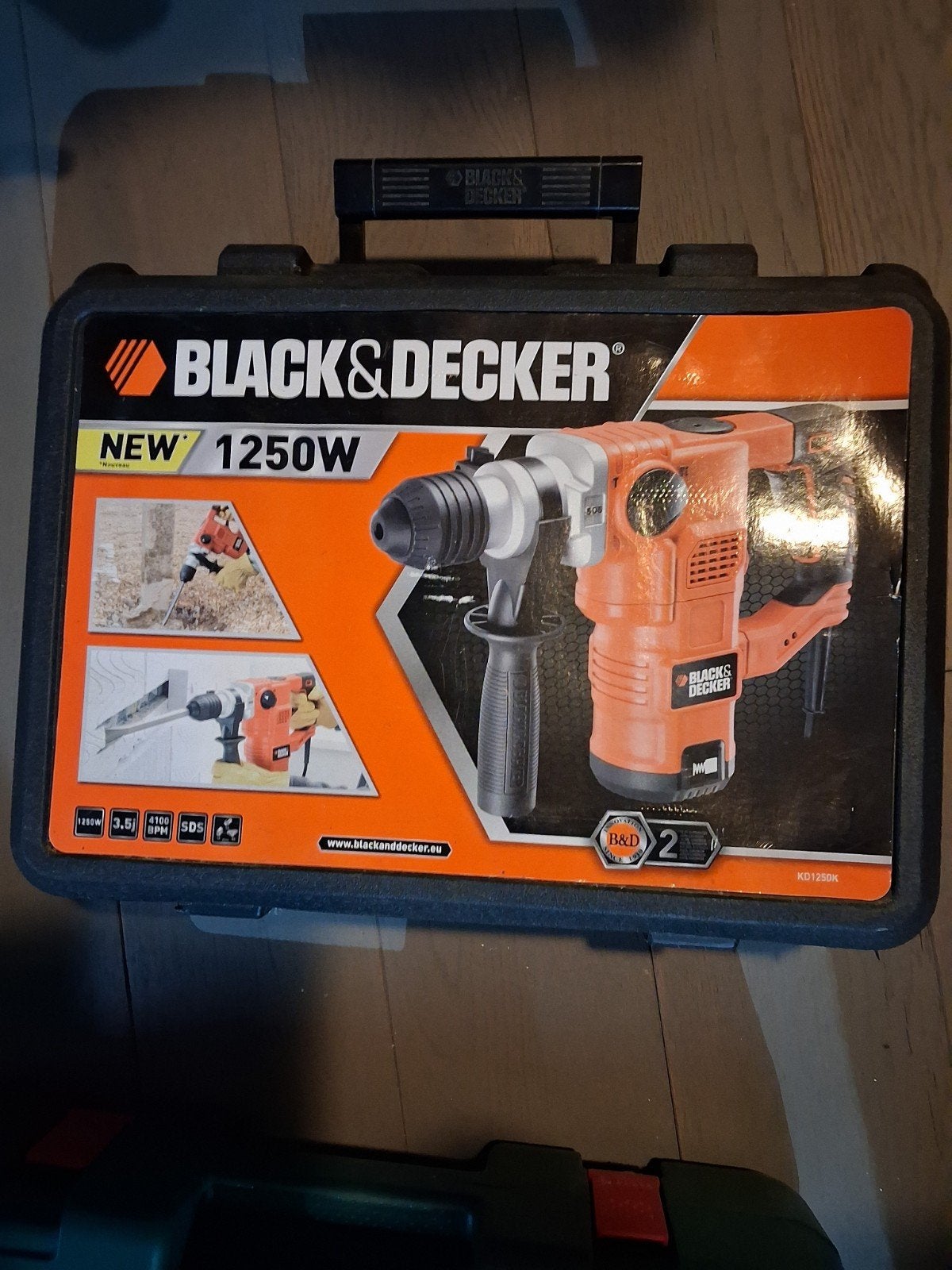 black & decker  pneumatische boorhamer, Boor- en/of Breekhamer, Variabele snelheid, Ophalen of Verzenden, Gebruikt
