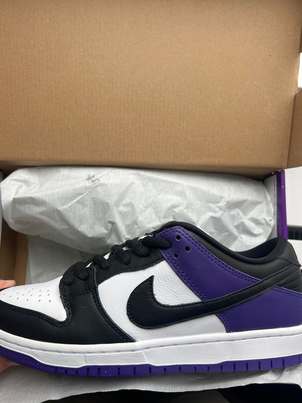 Nike SB Dunk Low Pro Court Purple 42.5, Ophalen of Verzenden, Nieuw, Overige kleuren, Sneakers of Gympen