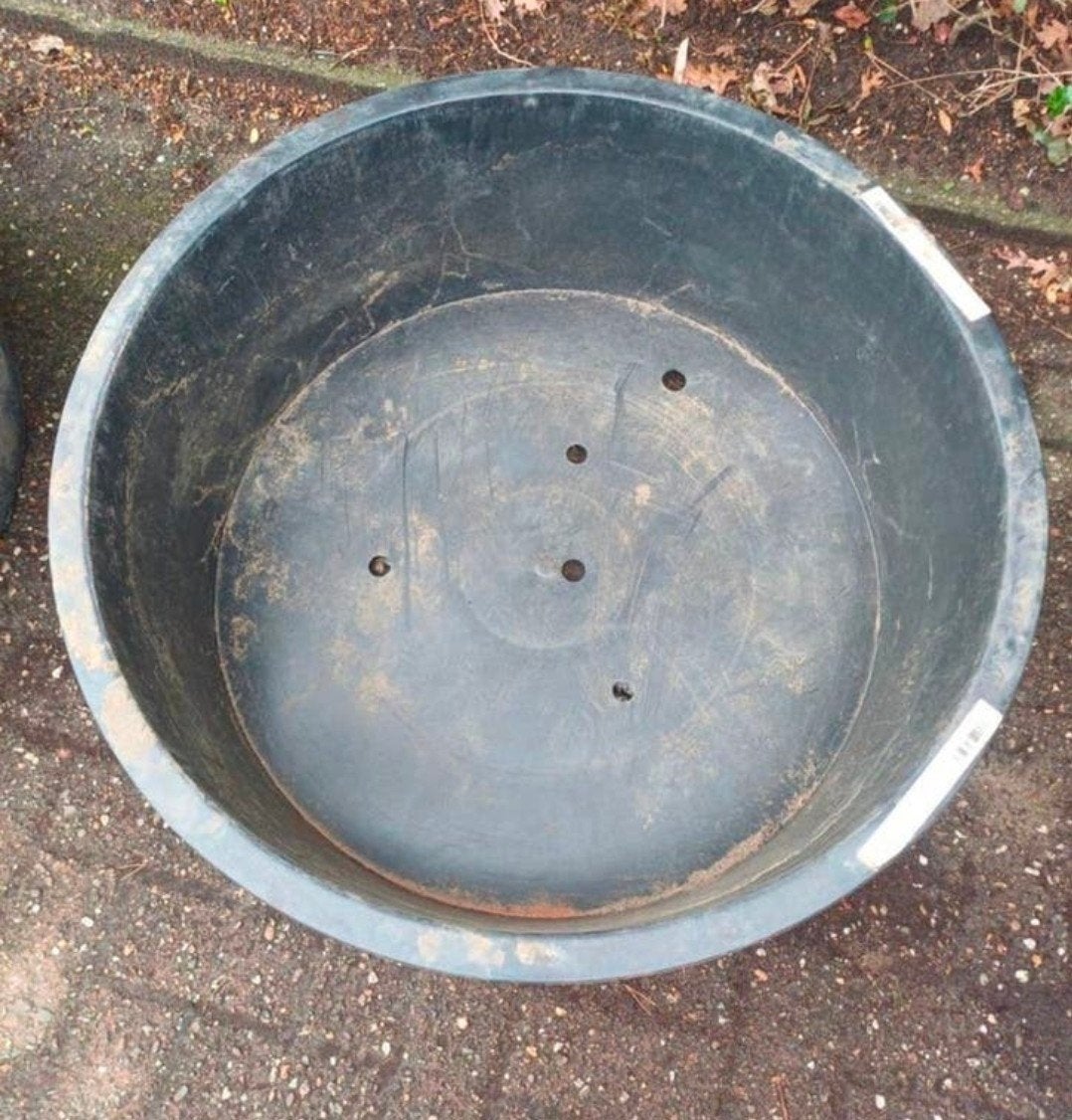 Containers plantenpotten bloempotten kweekpotten 86 cm, Ophalen, Kunststof, Gebruikt, Minder dan 30 cm
