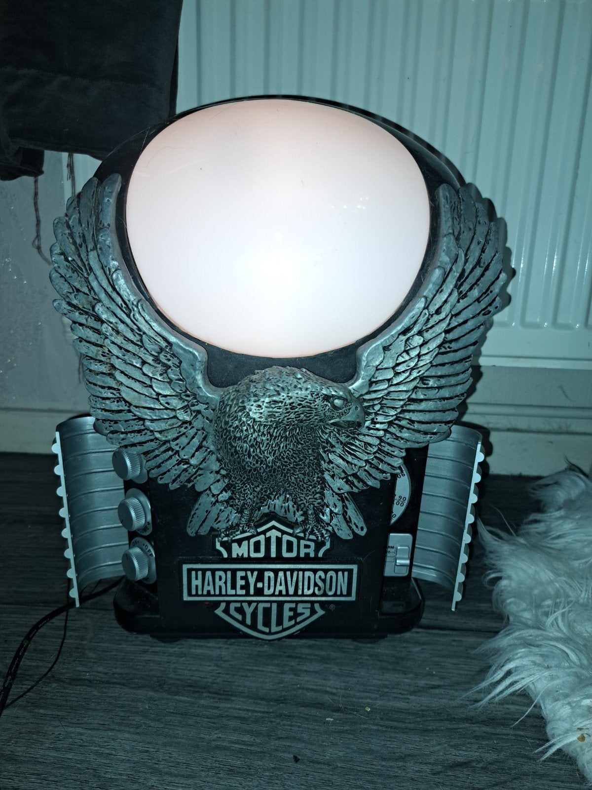 harley davidson cycles radio met licht, Ophalen of Verzenden, Zo goed als nieuw