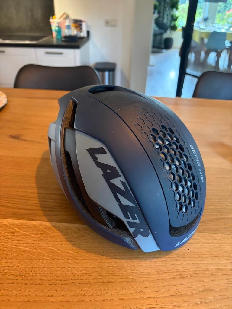 Lazer Bullet 2.0 Schuim/mesh Blauw/grijs Maat S, Fietsen en Brommers, Fietsaccessoires | Fietshelmen, Ophalen, Zo goed als nieuw