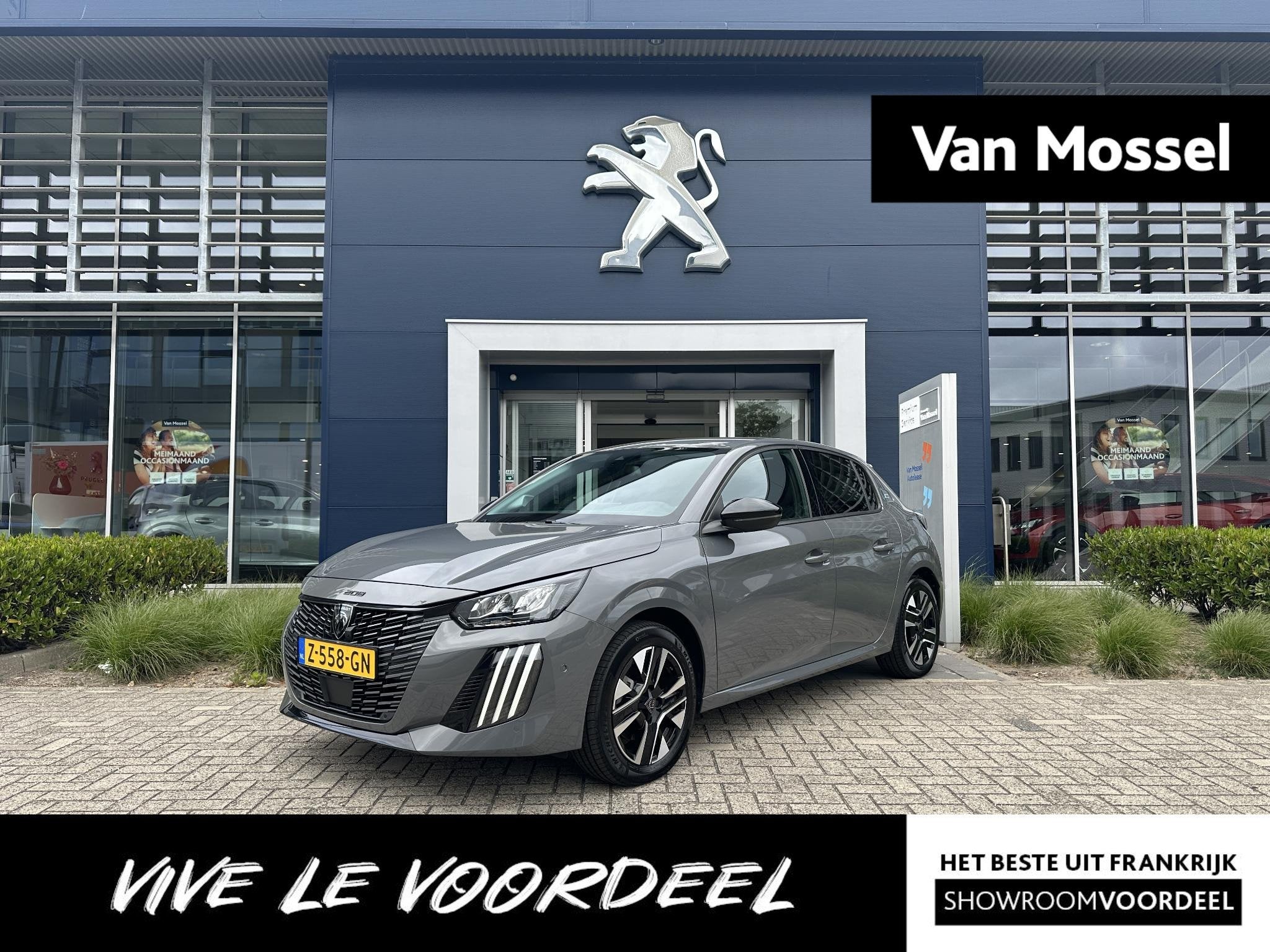 Peugeot e-208 EV Allure 51 kWh l Pack Vision l Lage kilomete, Auto's, Peugeot, 12 maanden, Gebruikt, 156 pk, Leder en Stof
