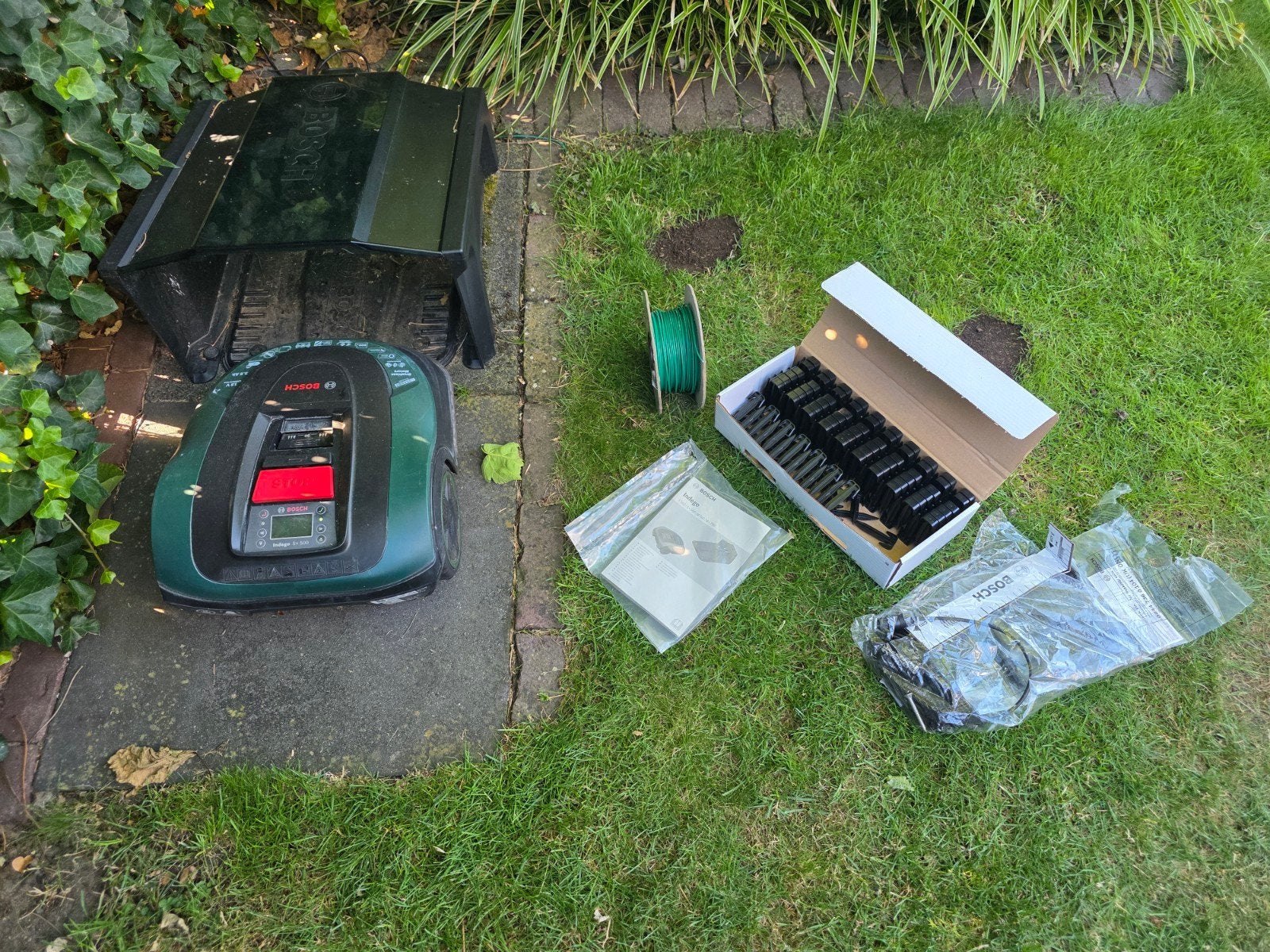 Bosch Indego S500+ robotmaaier met 4G simkaart upgrade, Ophalen, Gebruikt, Bestuurbaar via app, Bosch