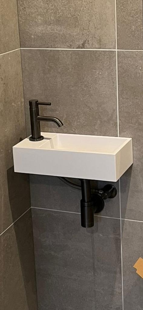 Saniselect Carpo Fontein 36x18x9 cm Mat Wit, Ophalen, Nieuw, Toilet