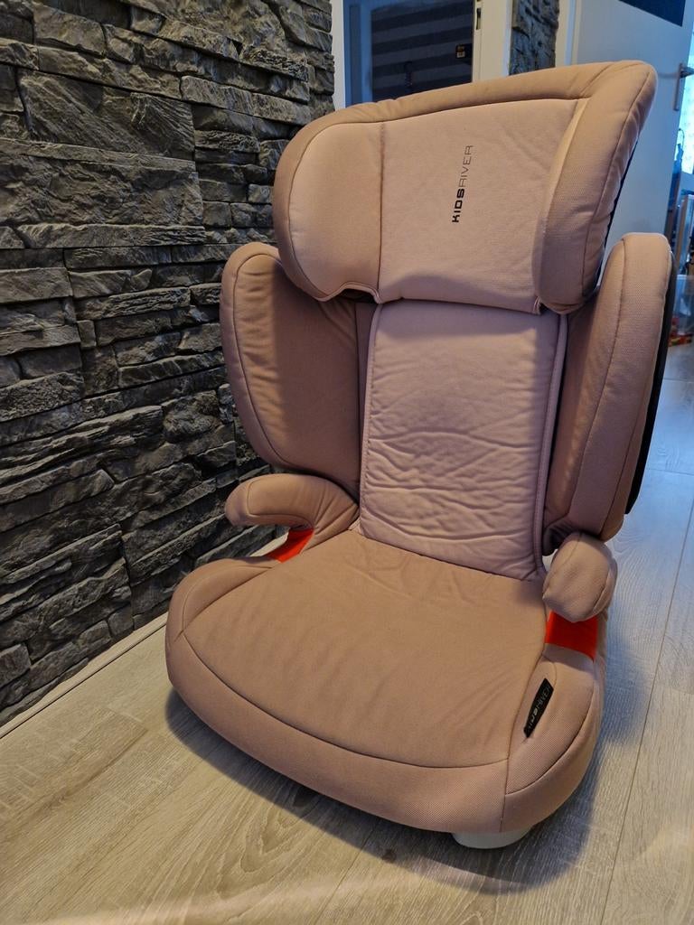 Roze kids river autostoel, Ophalen