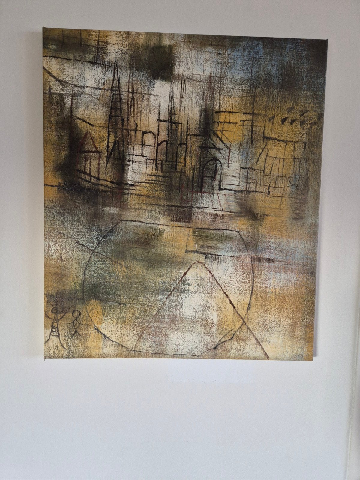 canvas schilderij, Huis en Inrichting, Ophalen, Zo goed als nieuw, Schilderij
