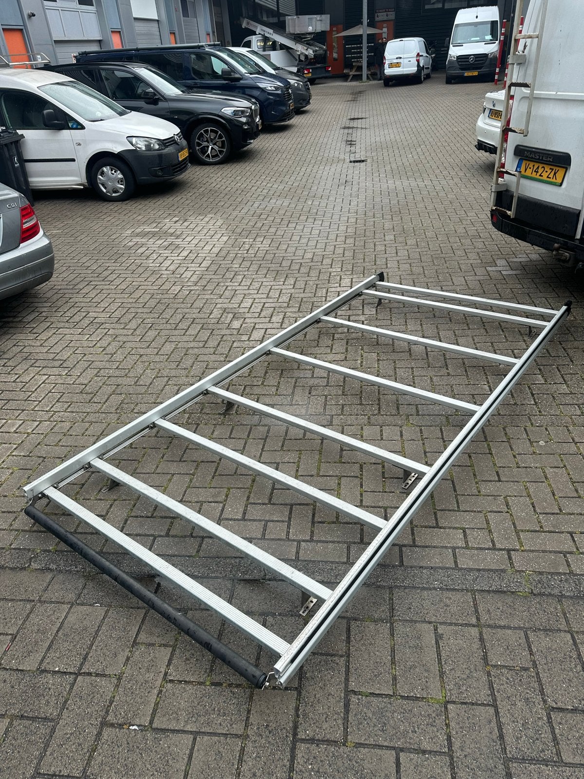 Dak Imperiaal (dakrek) + ladder Renault Master, Auto diversen, Dakdragers, Ophalen, Gebruikt