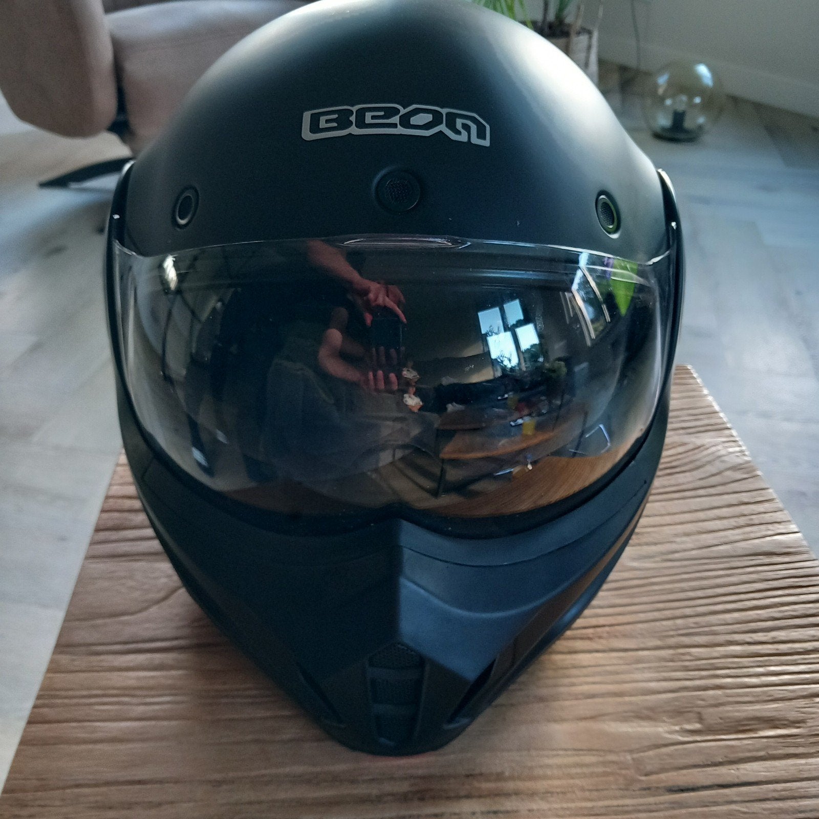 Beon Stratos Systeemhelm Maat L - Zwart, Overige merken, Systeemhelm, Heren, Ophalen of Verzenden