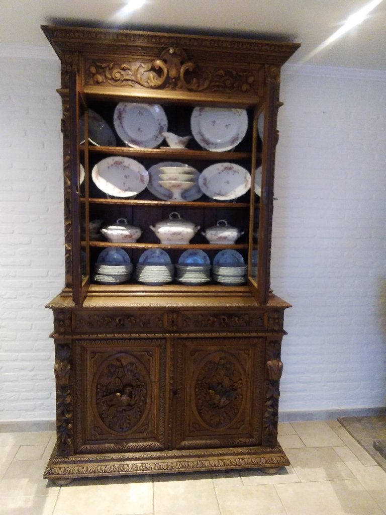 Jachtkast-buffetkast, Antiek en Kunst, Ophalen