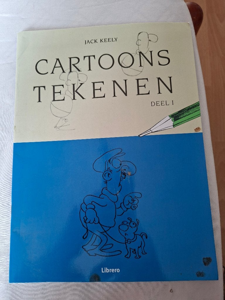 Cartoons tekenen deel 1, Hobby en Vrije tijd, Tekenen, Ophalen of Verzenden, Zo goed als nieuw, Boek of Gids