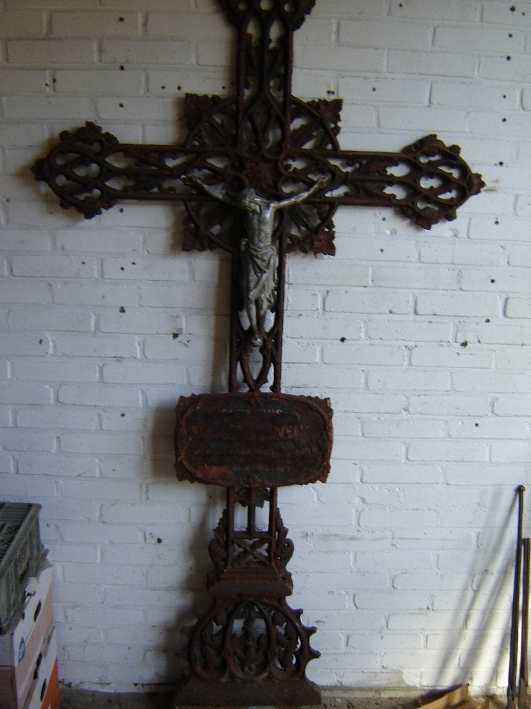 Veldkruis, zeer groot., Antiek en Kunst, Ophalen