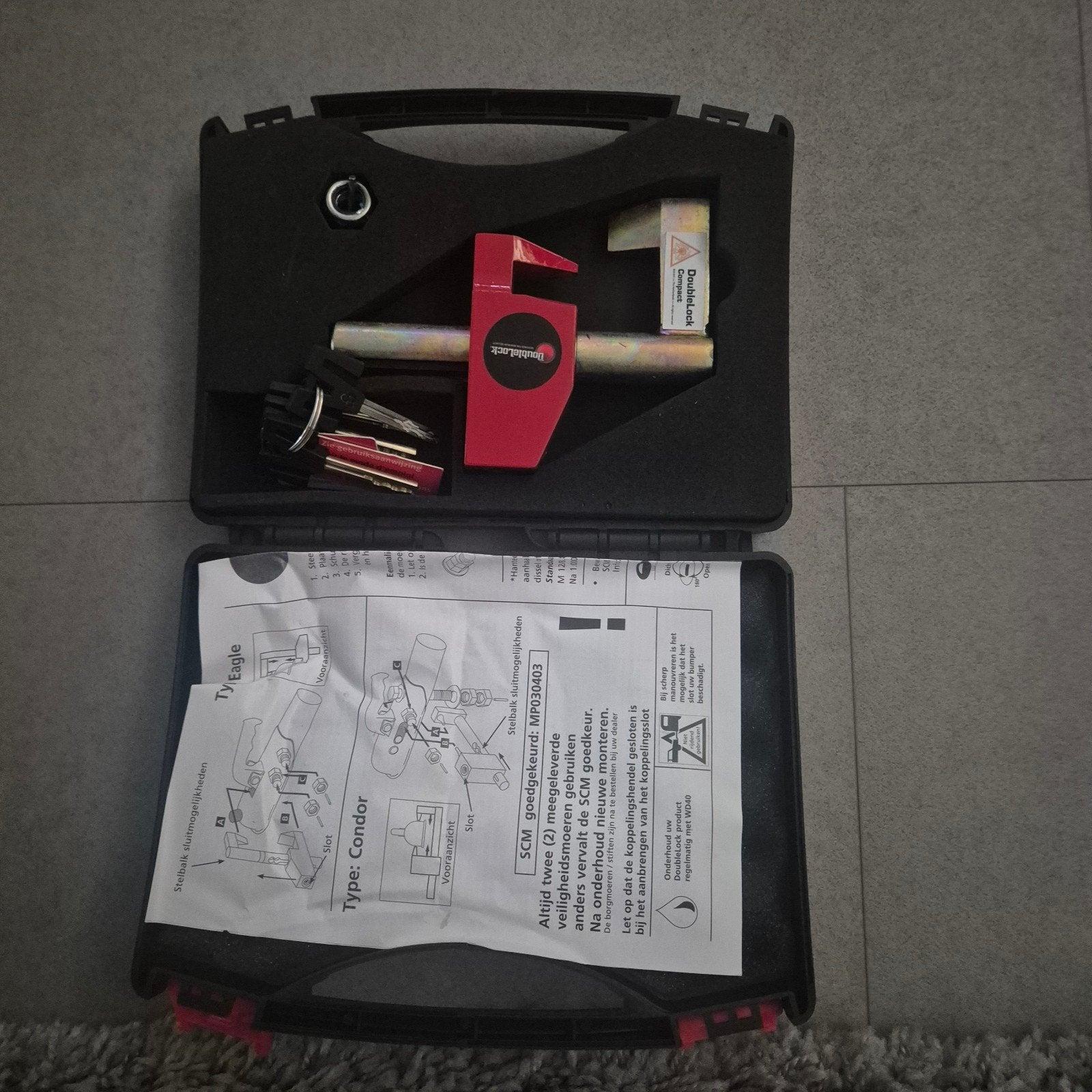DoubleLock Compact Eagle SCM gekeurd disselslot, Ophalen of Verzenden, Gebruikt