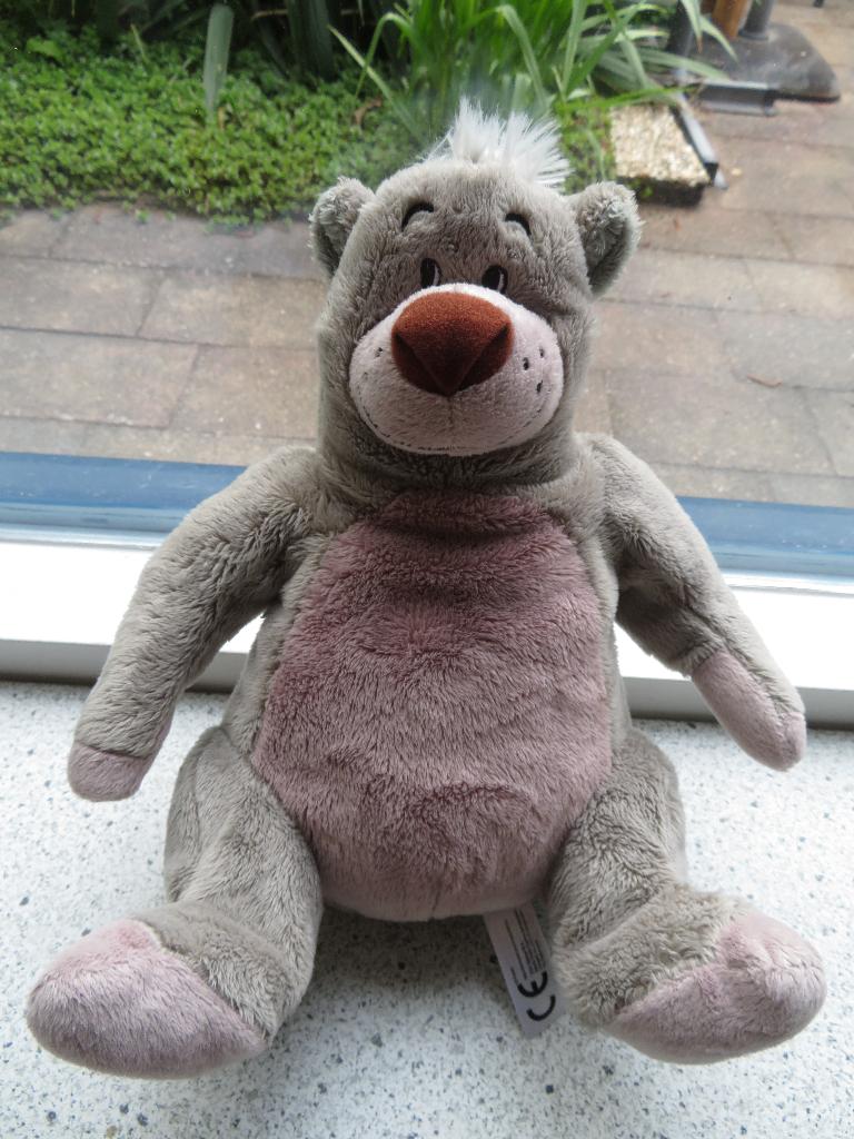 Disney Baloe Baloo de Beer merk TCC Global, Disney, Beer, Grijs, Ophalen of Verzenden