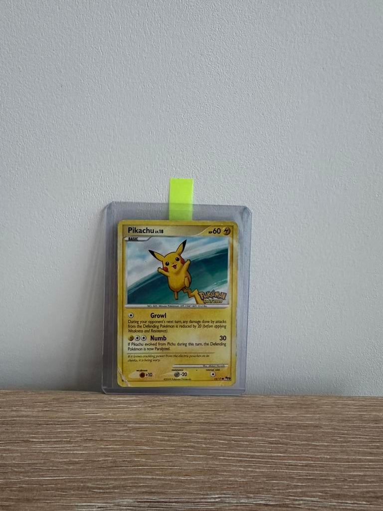Pikachu 15/17 ANNIVERSARY 2009  POP SERIES 9 Pokemon Day, Ophalen of Verzenden, Zo goed als nieuw