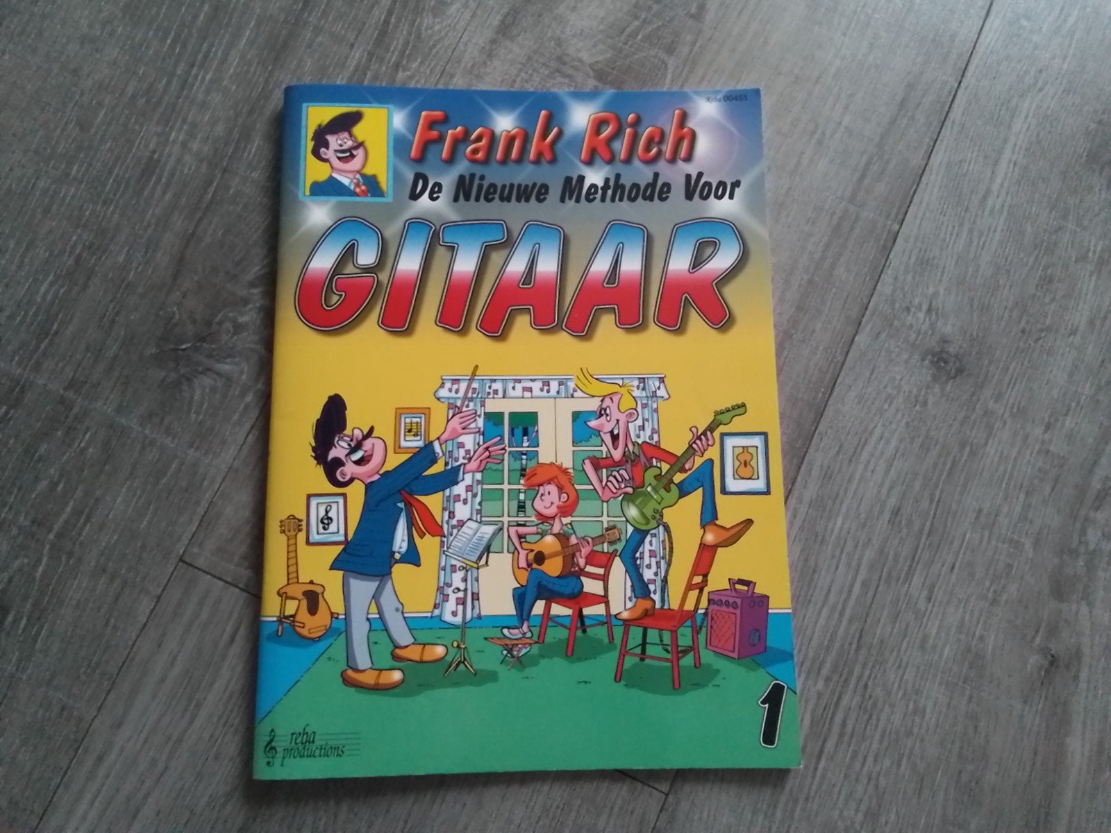 Bladmuziek gitaar frank rich de nieuwe methode voor gitaar, Ophalen of Verzenden, Zo goed als nieuw