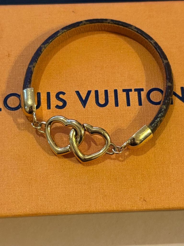 Louis vuitton armband orgineel !, Ophalen of Verzenden, Zo goed als nieuw, Bruin, Leer