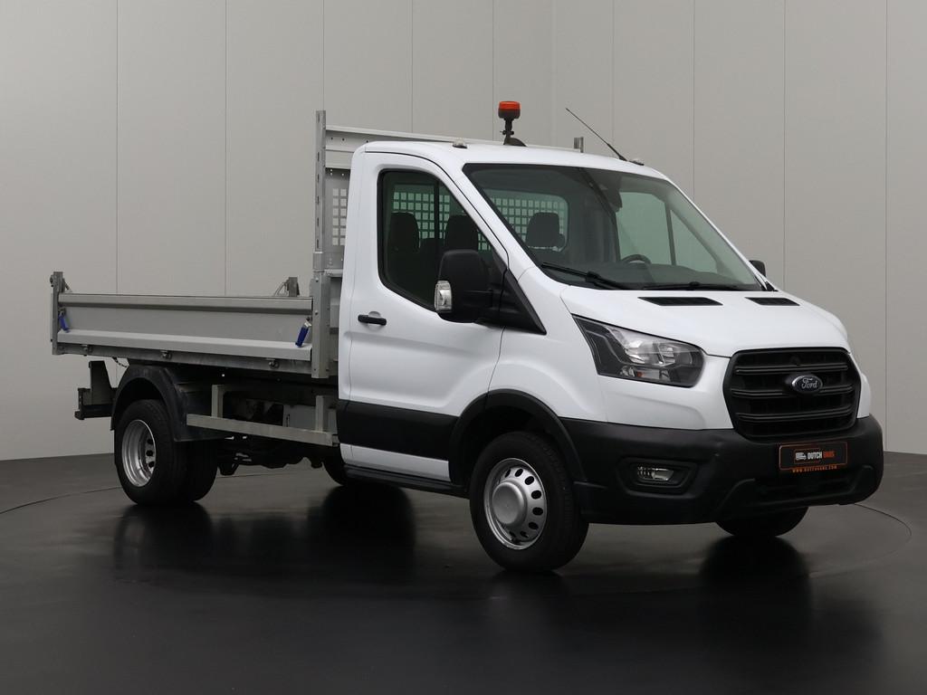 Ford Transit 2.0TDCi 170PK Kipper Dubbellucht | 3500Kg Trekh, Gebruikt, Wit, 2572 kg, 170 pk
