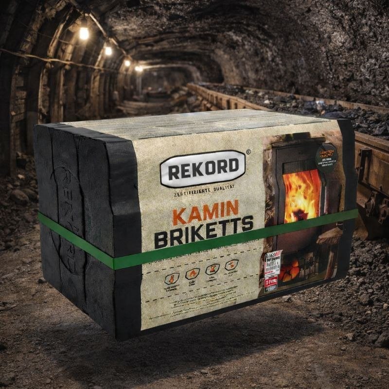 Record Bruinkool briketten., Minder dan 3 m³, Ophalen of Verzenden