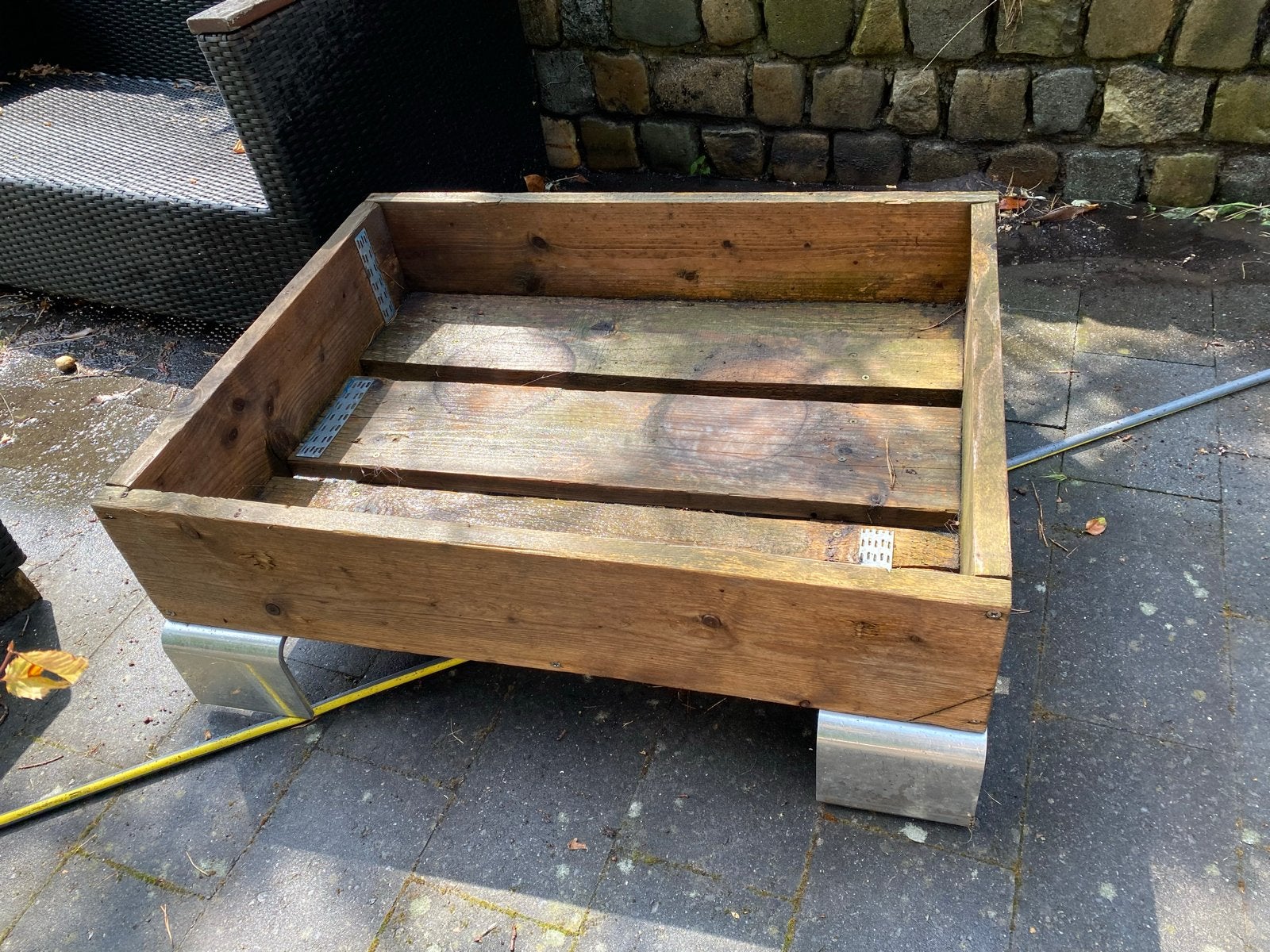steigerhouten hondenmand, Ophalen of Verzenden, Gebruikt, Overige