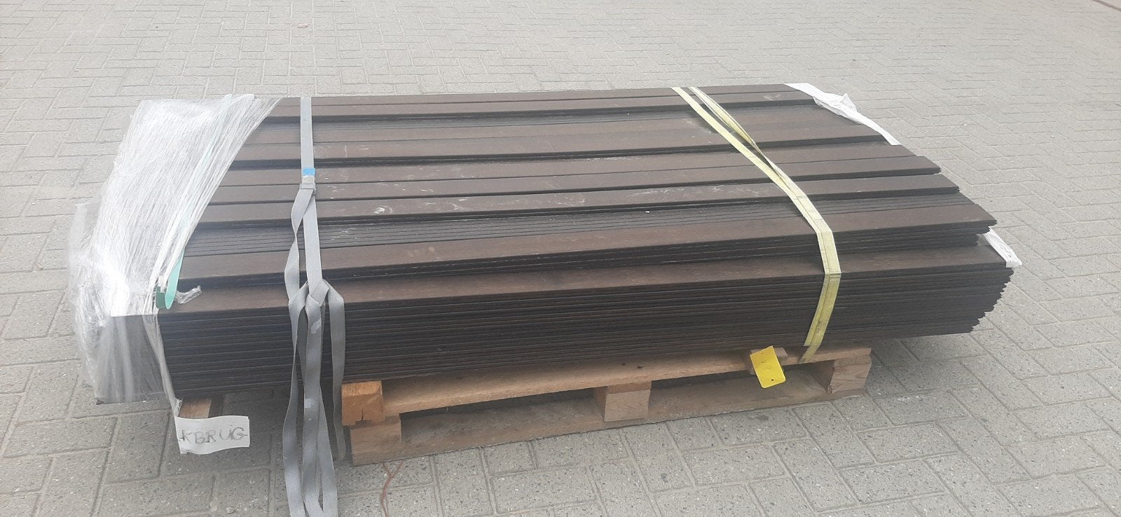 Bamboe Plank Donker 18x70 mm - 186 cm lang, Ophalen, Nieuw