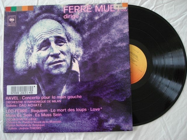 Leo Ferré - Ferré muet ... dirige, Gebruikt, Ophalen of Verzenden, 12 inch, Gatefold hoes