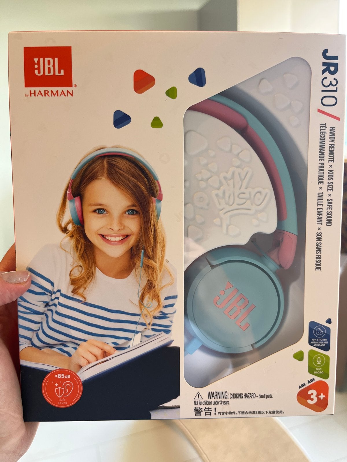 JBL JR 310 Kinder Koptelefoon - Roze/Blauw - Nieuw in doos, Ophalen of Verzenden, Nieuw, Overige merken