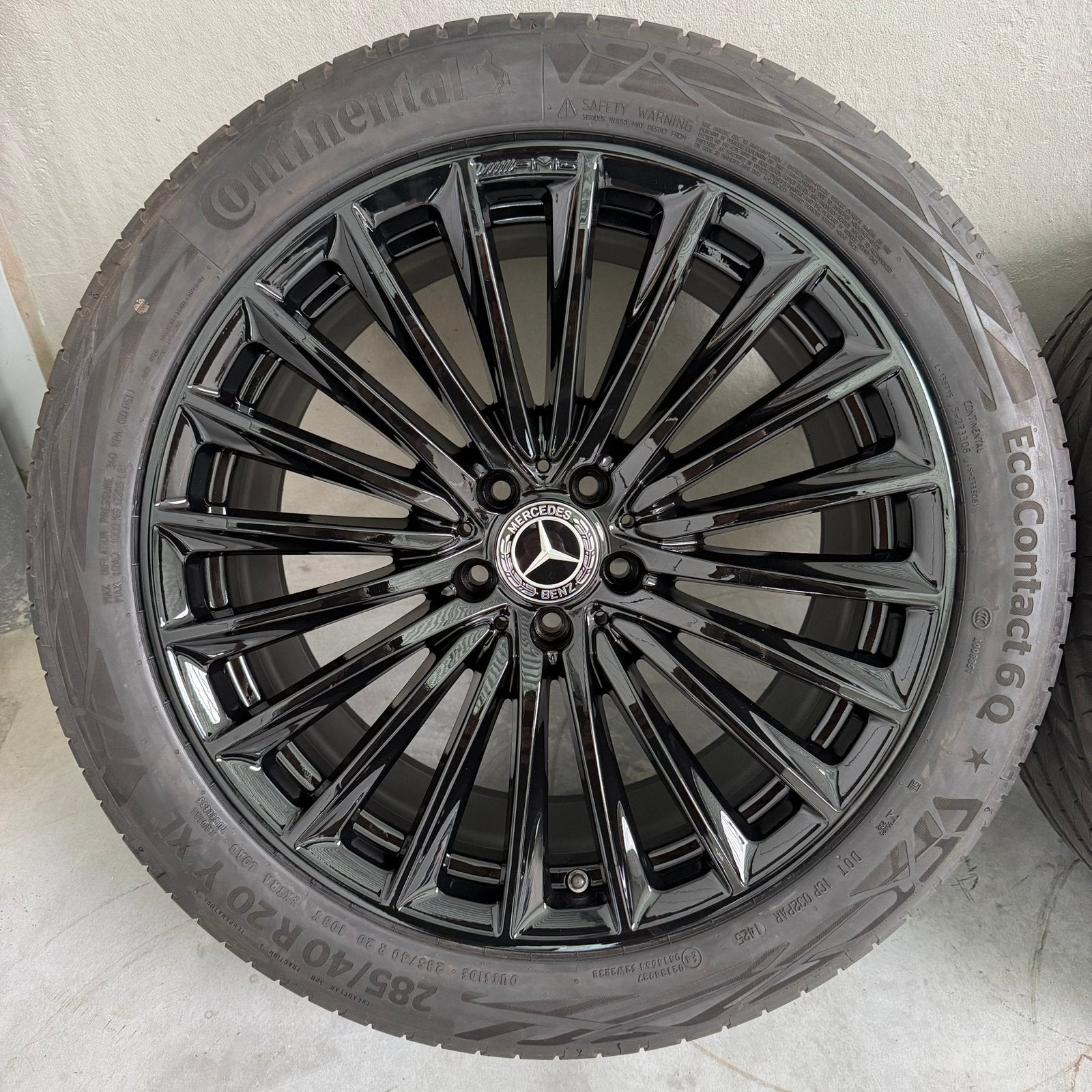 20 inch Mercedes AMG GLC W254 C254 velgen met zomerbanden, Auto-onderdelen, Banden en Velgen, Gebruikt, 285 mm, Ophalen of Verzenden