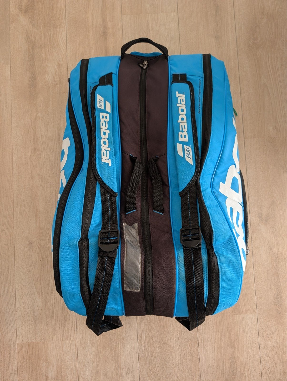 Babolat tennistas blauw - 12 rackets, Sport en Fitness, Ophalen of Verzenden, Gebruikt, Tas, Babolat