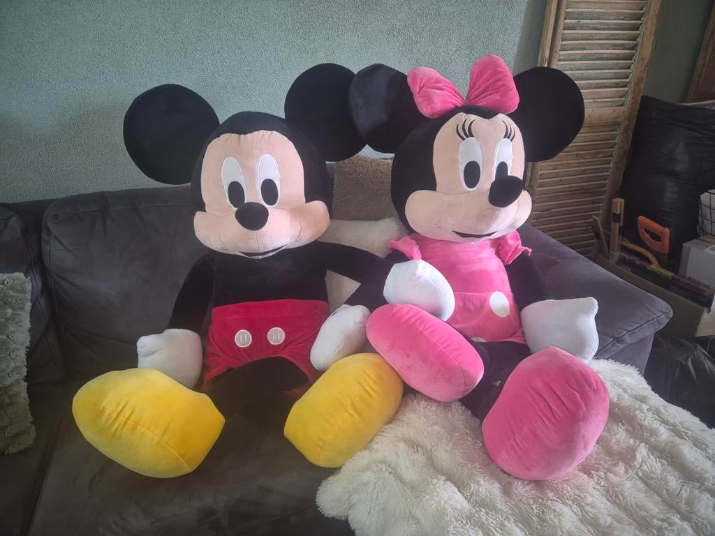 Mega grote Mickey en Minnie Mouse knuffels, Ophalen, Muis, Disney, Disney